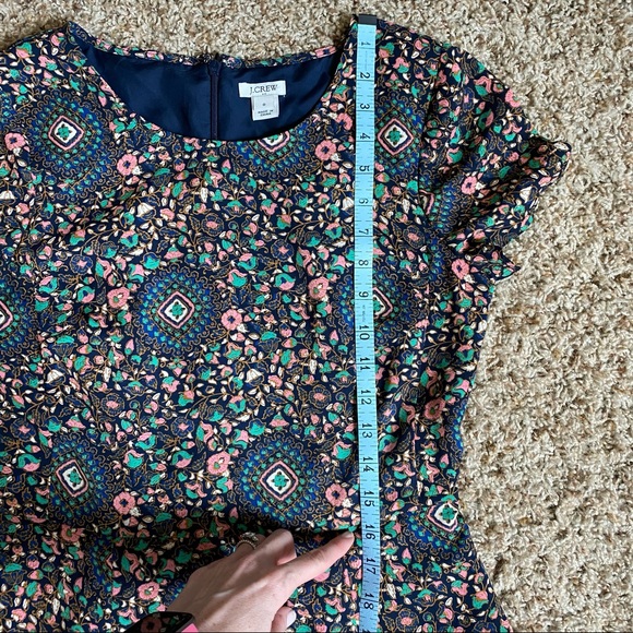J. Crew Factory Short Sleeve Flutter Mini Dress - Picture 12 of 16